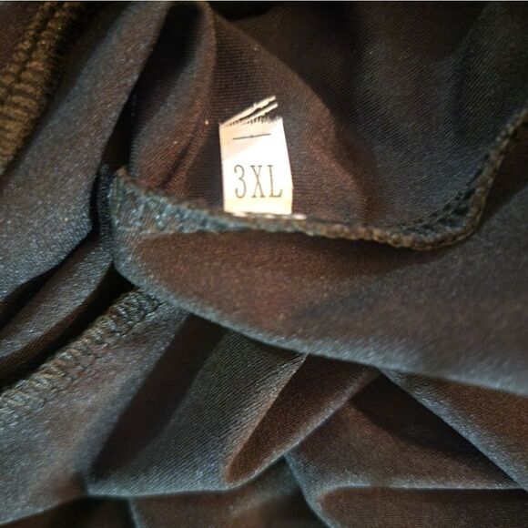 🆕️👖Black Knit Wide Leg Pants, Sz 3XL - Picture 5 of 5